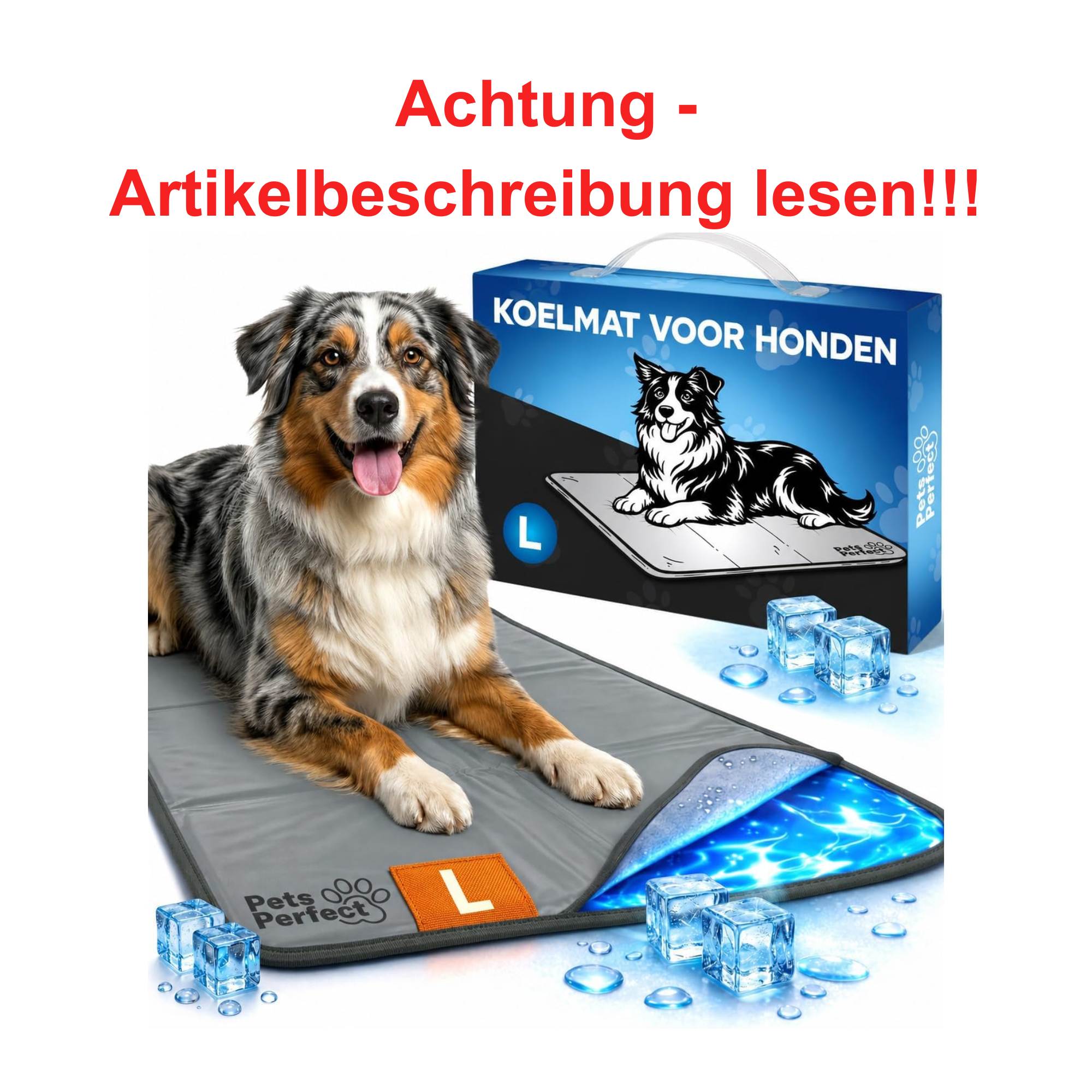 Hundematte, Kühlmatte, Hund, Tierbedarf, L-Größe
