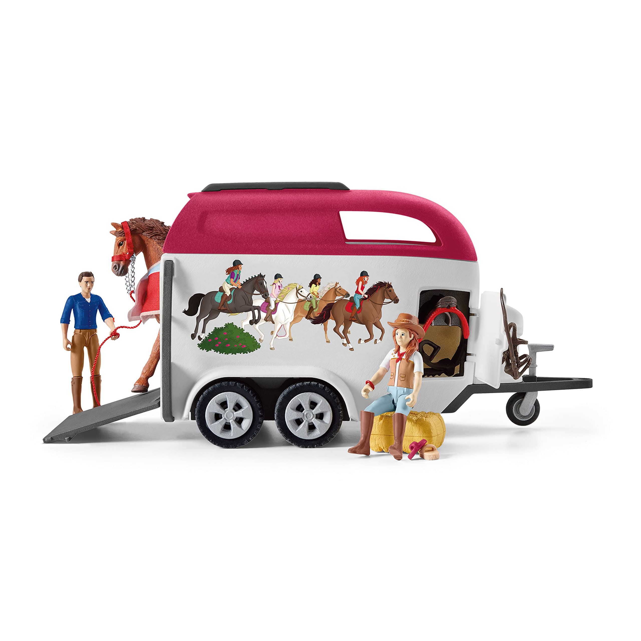 Schleich Horse Club 42535 Abenteuer mit Auto und Pferdeanhänger