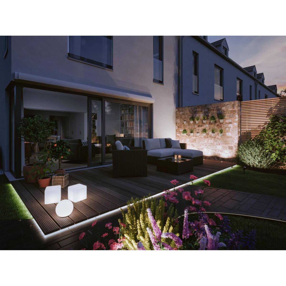 Paulmann Outdoor P&S Neon Stripe Weiß RGB IP67 24V 10 m ohne Netzadapter