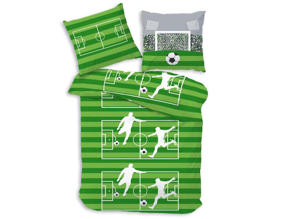 Dobnig 47783 603 Wende Kinderbettwäsche Fußball Biber 135 x 200 cm