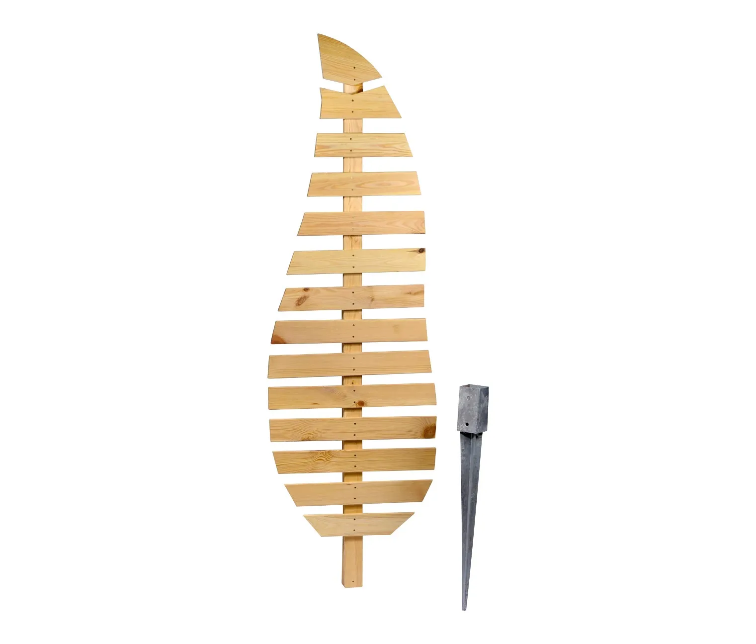 Holz, Lamellen, Zäune, Garten, Stiel