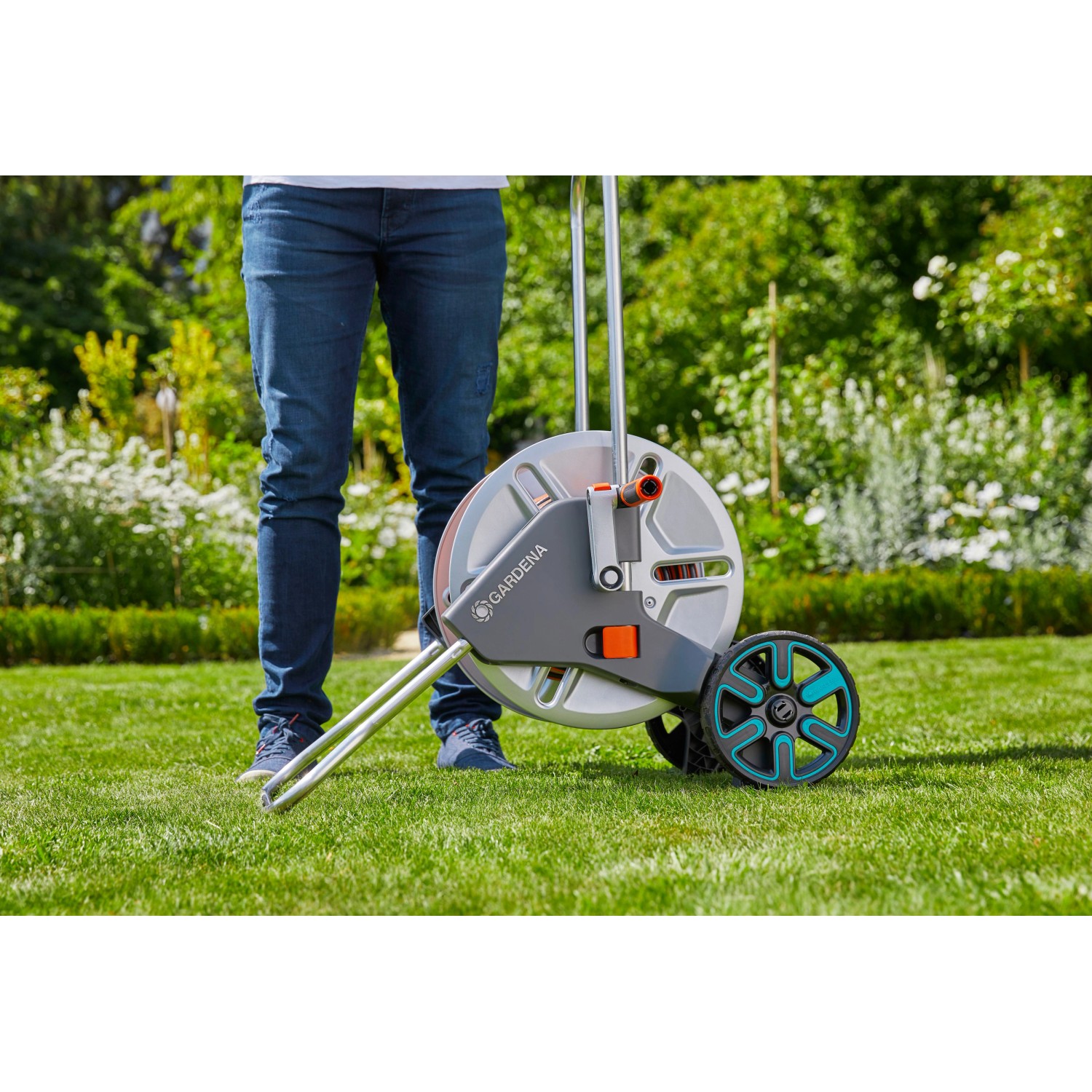 Gardena Schlauchwagen CleverRoll M Metall