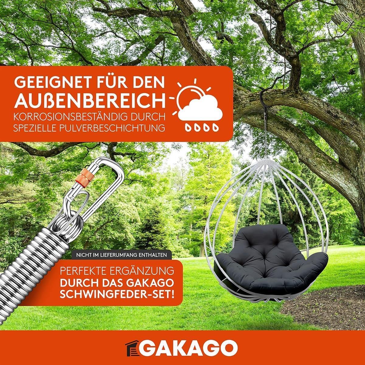 Schaukelsessel, Kugelkorb, Garten, Sitzgelegenheit, Schwingfederset
