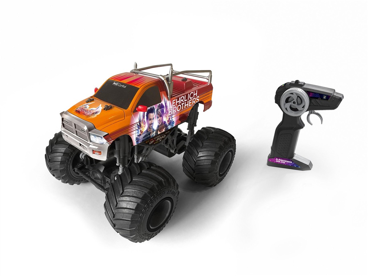 Monster Truck, RC Car, Fernsteuerung, Geländefahrzeug, orange