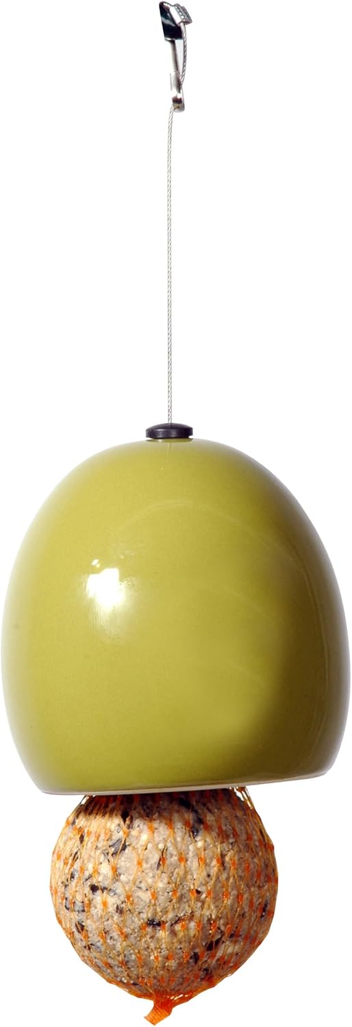 Edle Design-Meisenknödelhalter im 6er-Set Futterstationen in drei Farben Ø 9,5 x 9,5 cm Keramik