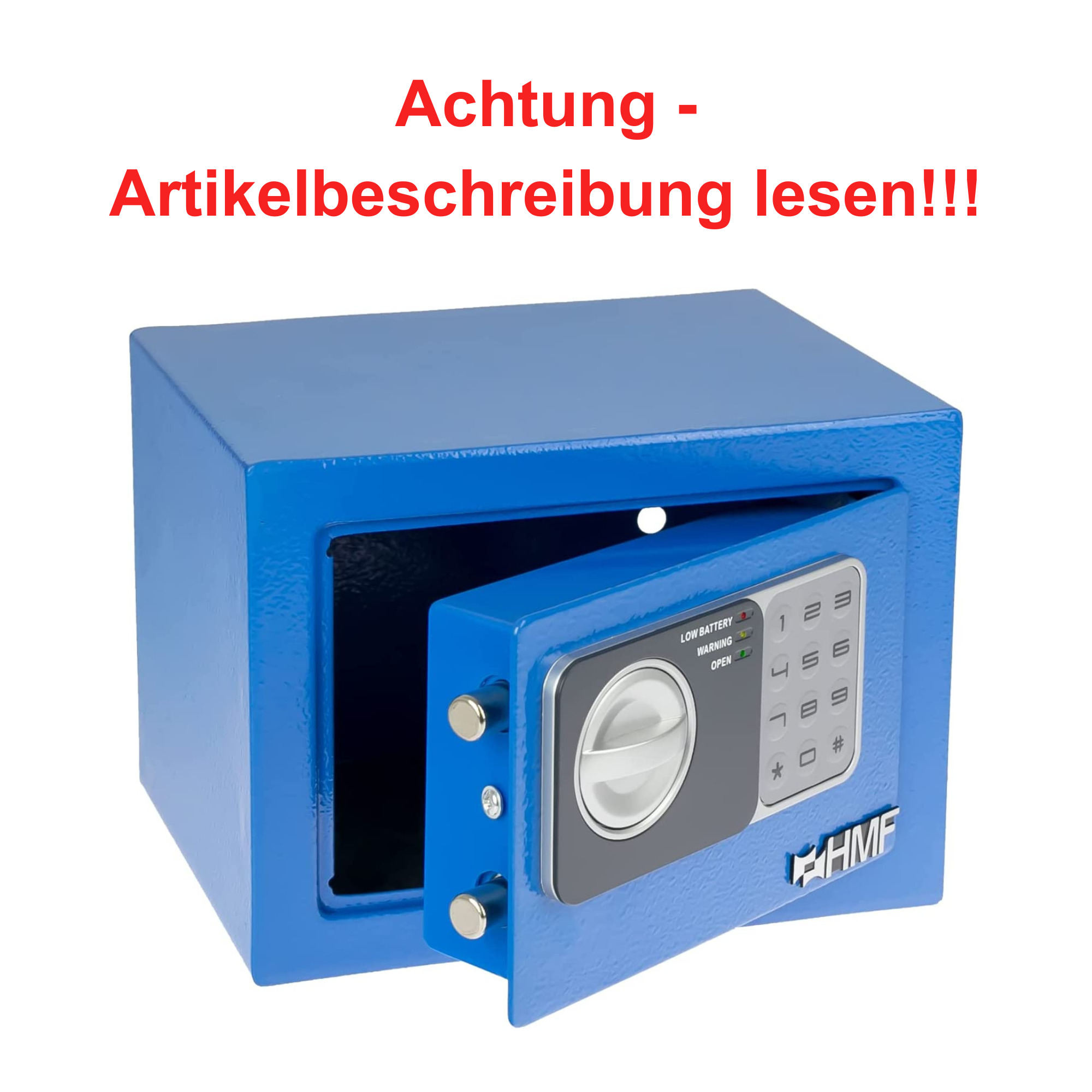 HMF Safe Tresor klein mit Zahlenschloss