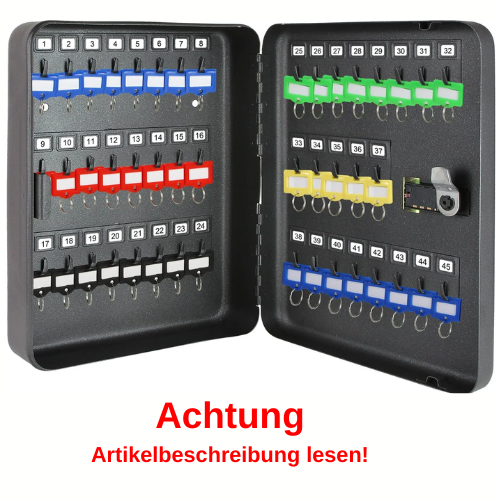 HMF Schlüsselschrank Schlüsselkasten 45 Haken #1616