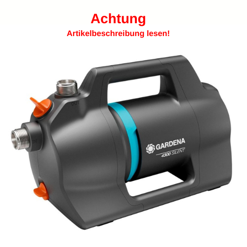 Gardena Gartenpumpe 4300 Silent Edelstahl Antriebswelle und Keramikabdichtung #E210
