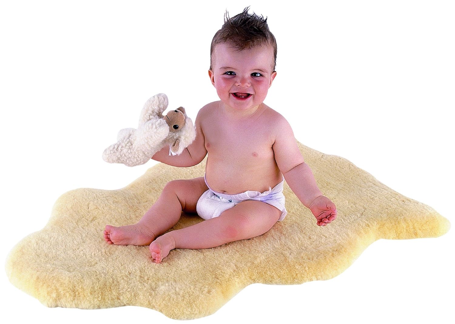 Kaiser 68111 Naturfelle Babylammfell 90/100cm Spieldecke Auflage