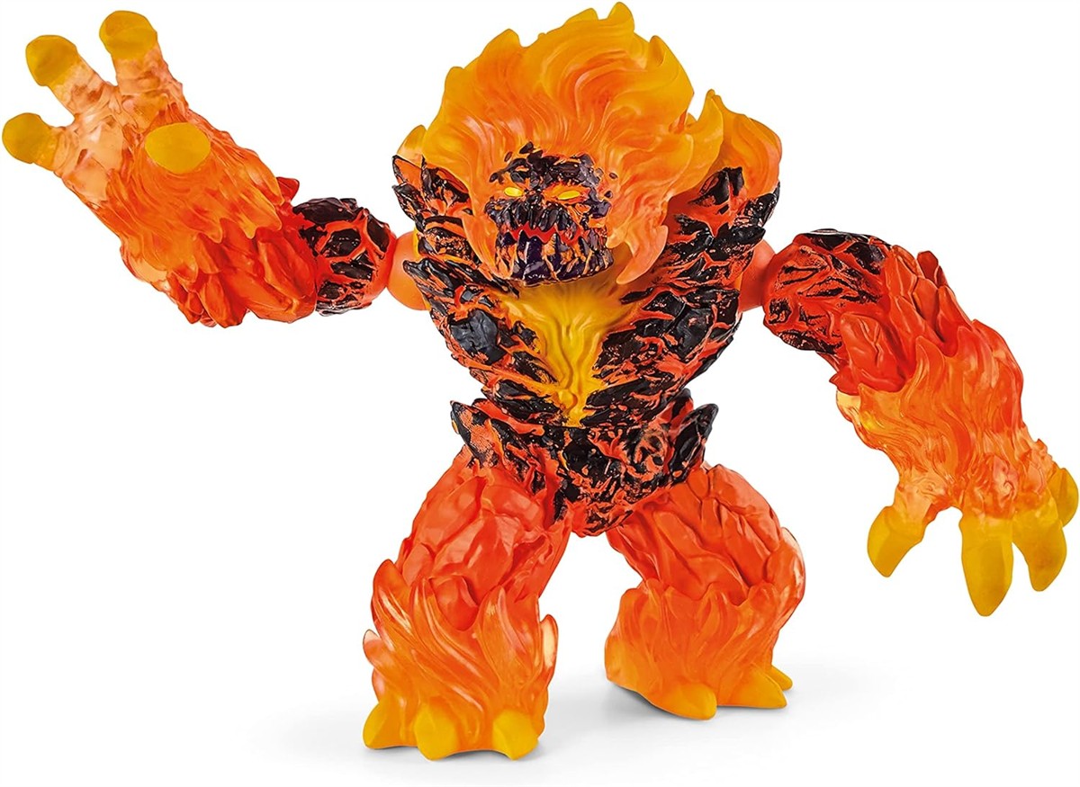 Figur, Flammen, Monster, Kriecher, Kunststofffigur