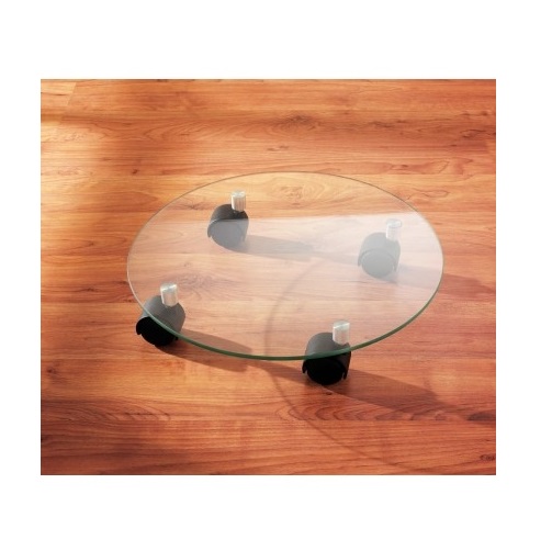 Blumentopfwagen Klarglas rund Durchmesser 35 cm