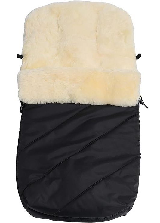 Kaiser 65420722 Kinderwagenfußsack Paat mit Lammfell navy