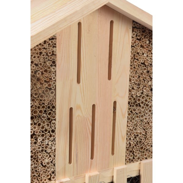 hive, bienenhotel, insektenhotel, holzstrukur, rohrzylinder