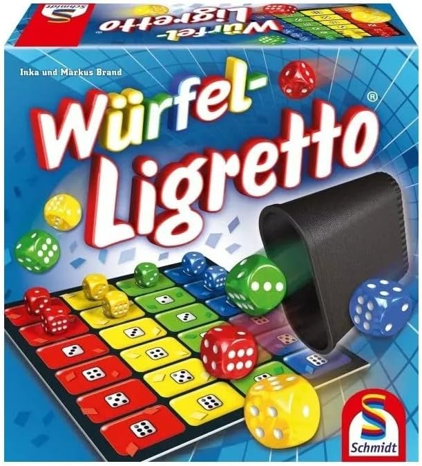 Schmidt Spiele 49611 Würfel Ligretto Würfelspiel Brettspiel Gesellschaftsspiel Familienspiel