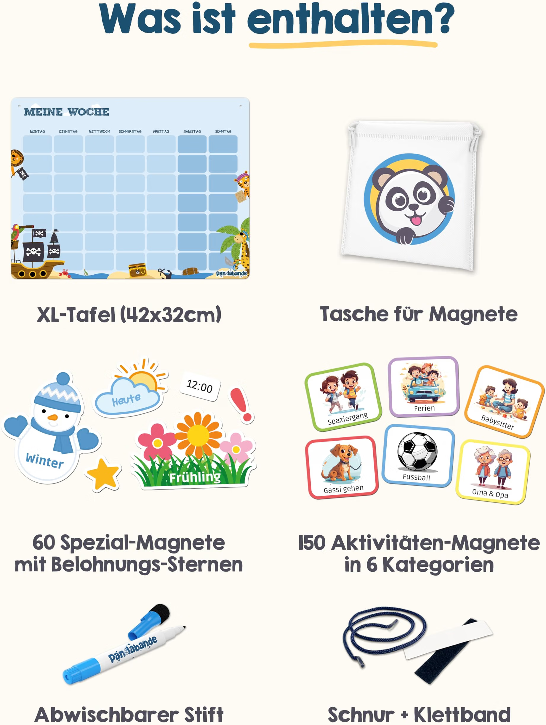 Tasche, Magnet, Magnettasche, Magnetclip, Magnetset