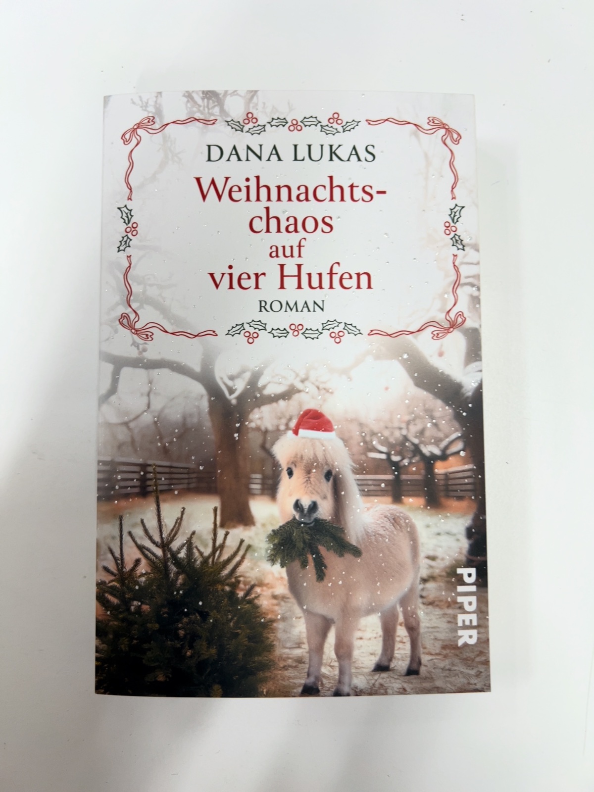 Weihnachtsroman, Hofpferd, Schnee, Weihnachtsdeko, Pappel-Verlag