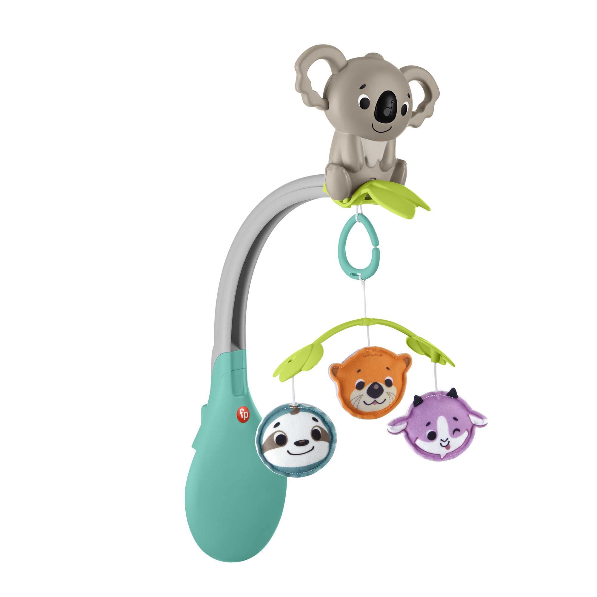 Fisher-Price Fisher-Price 3-in-1 Mobil - Koala-Motiv, für Kinderbetten, Kinderwagen oder als Spielzeug, für Babys ab der Geburt, HGB90