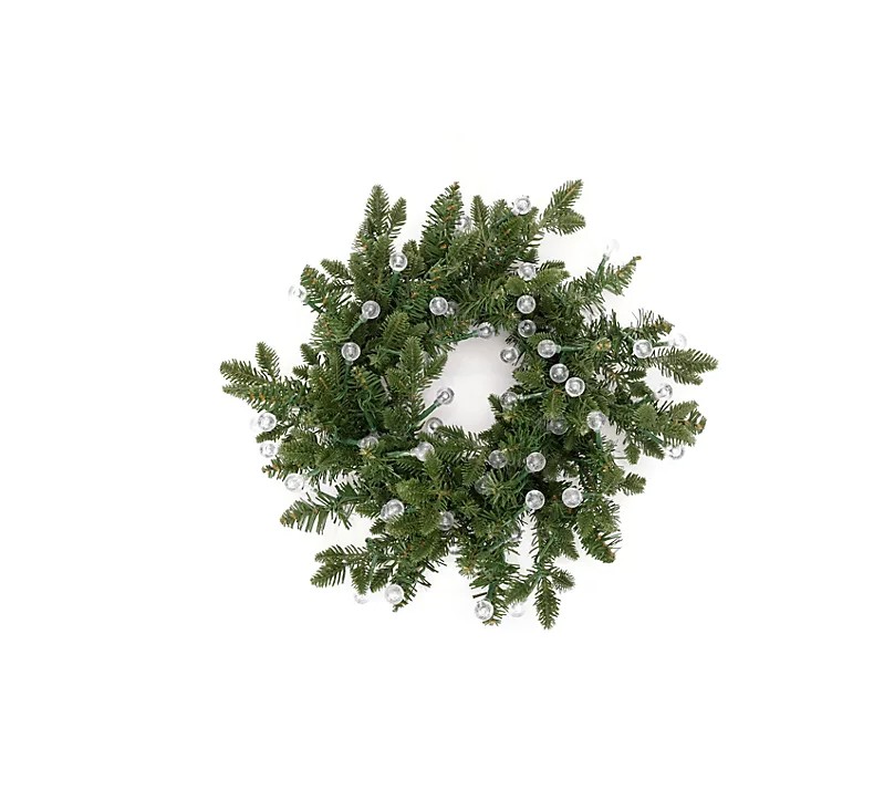 LUMIDA Xmas LED Tannenkranz outdoorgeeignet Türkranz Fensterdeko Weihnachten