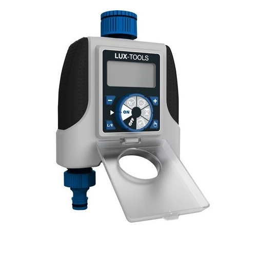 LUX TOOLS Comfort Digitaler Bewässerungscomputer EWSU 8 B mit 2 Ausgängen