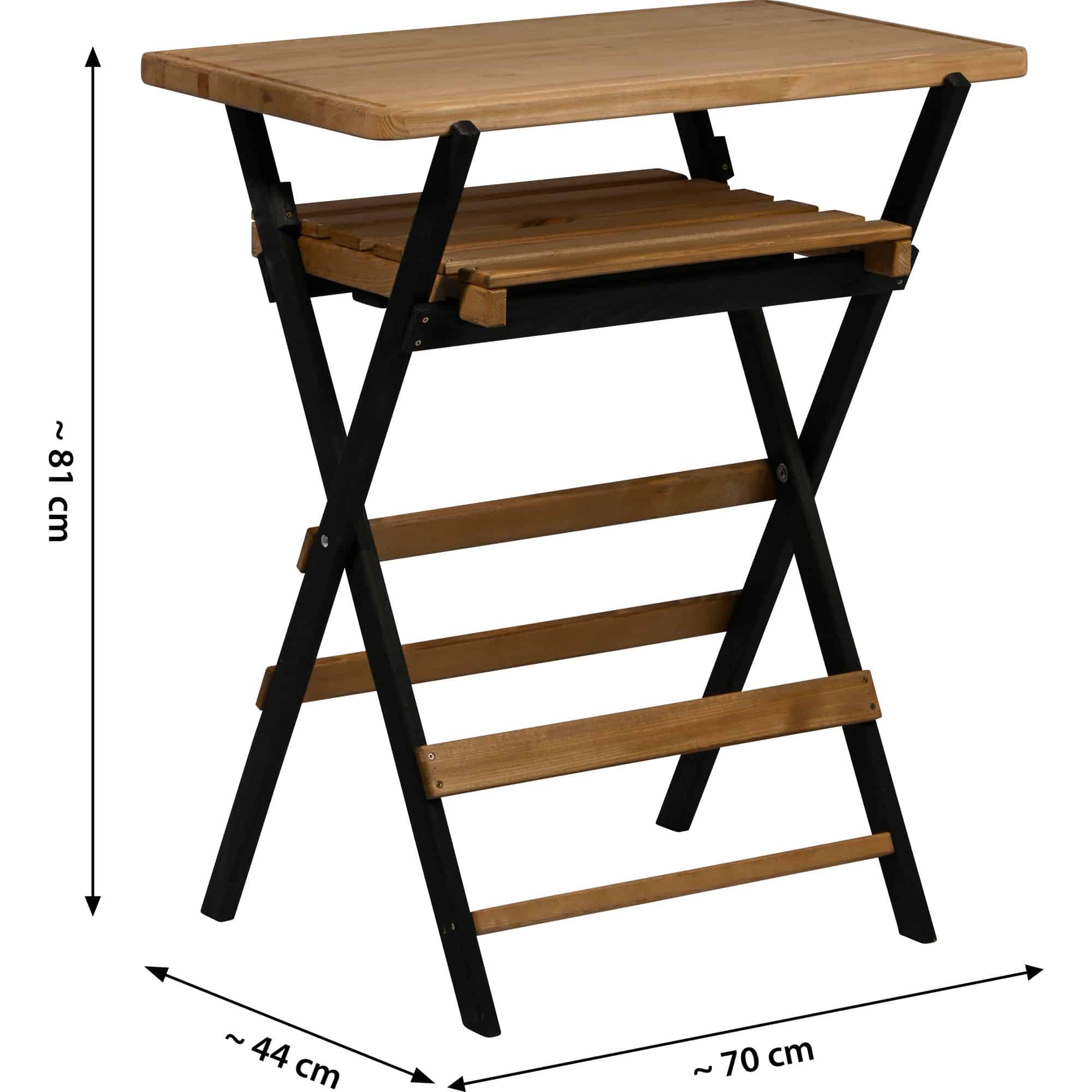 Klappbarer Grilltisch universal aus Holz #DH25