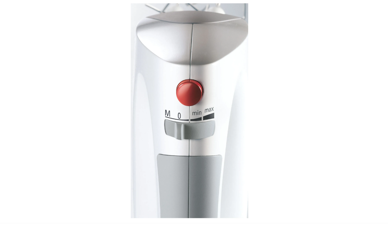Bosch CleverMixx MFQ3010 Handmixer, Weiß, 70x184x140mm 2 Stufen Turbo Knethaken Schneebesen