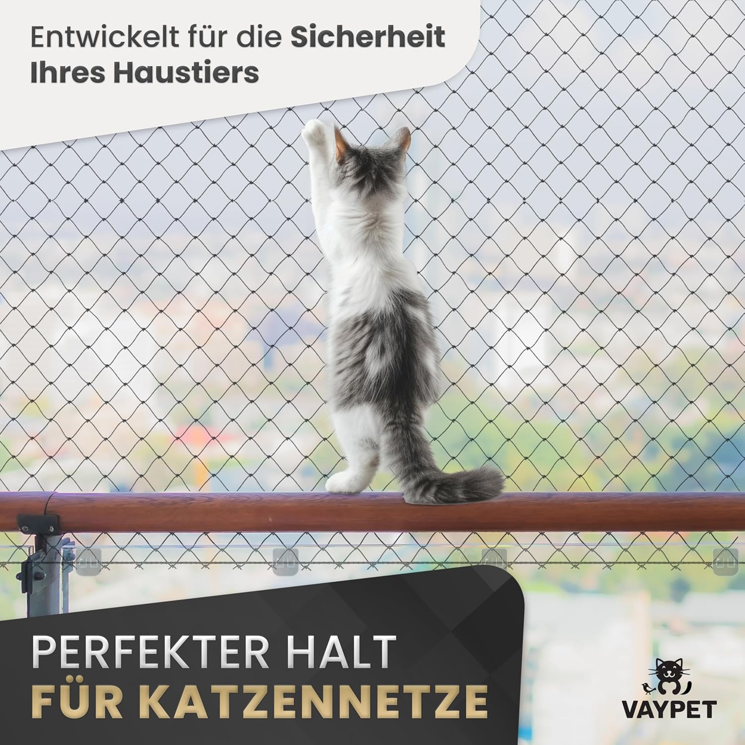 VAYPET 50 Klebehaken transparent & 1x Silikonkleber zur Befestigung Lichterketten Ketzennetz usw.