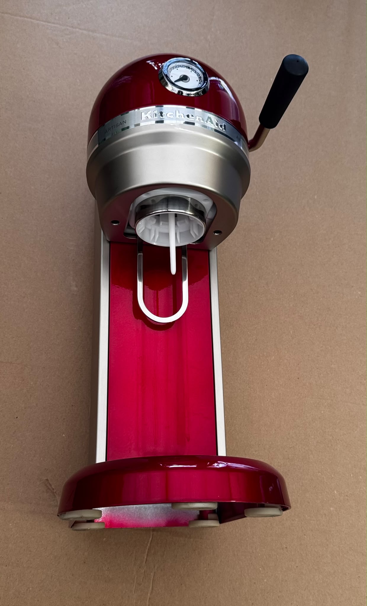 Küchenmaschine, Standmixer, Rot, Metall, Handgriff
