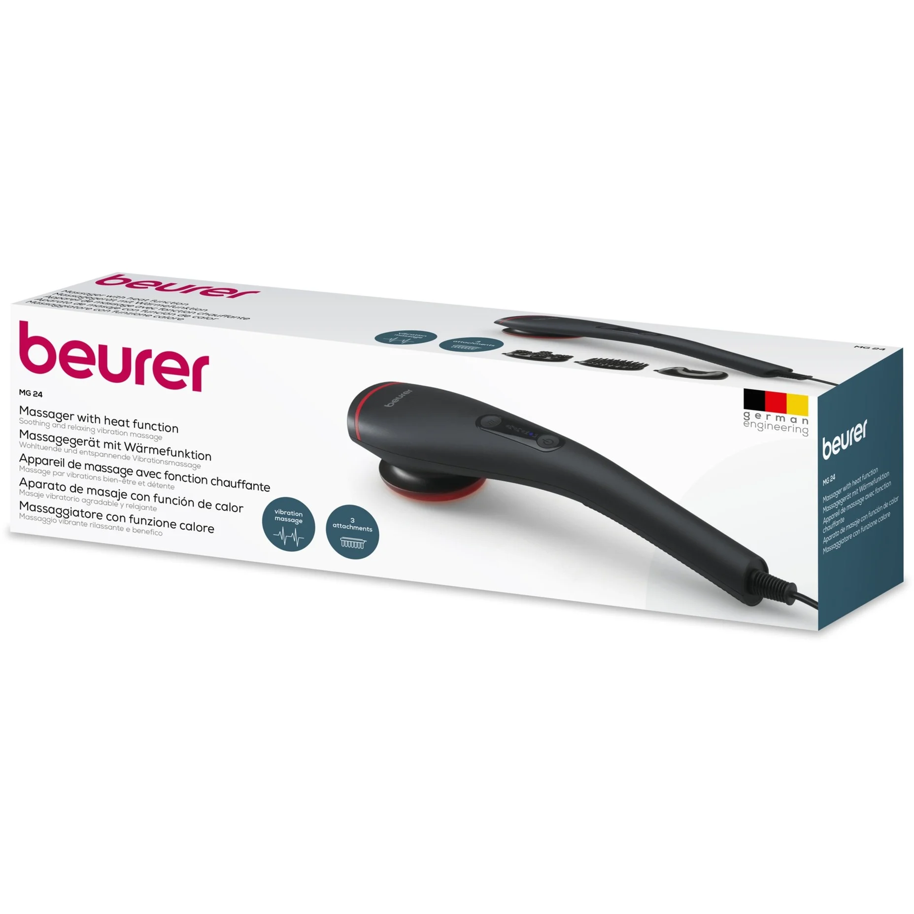 Beurer Massagegerät schwarz/rot MG 24