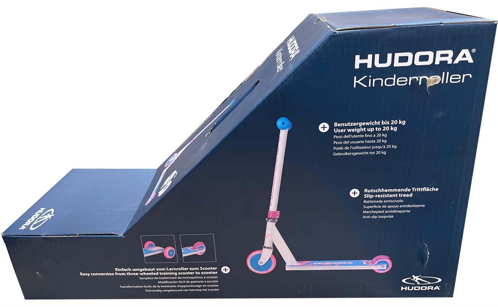 Hudora 22024 Kinderroller Evolution Girl Scooter ABEC 5