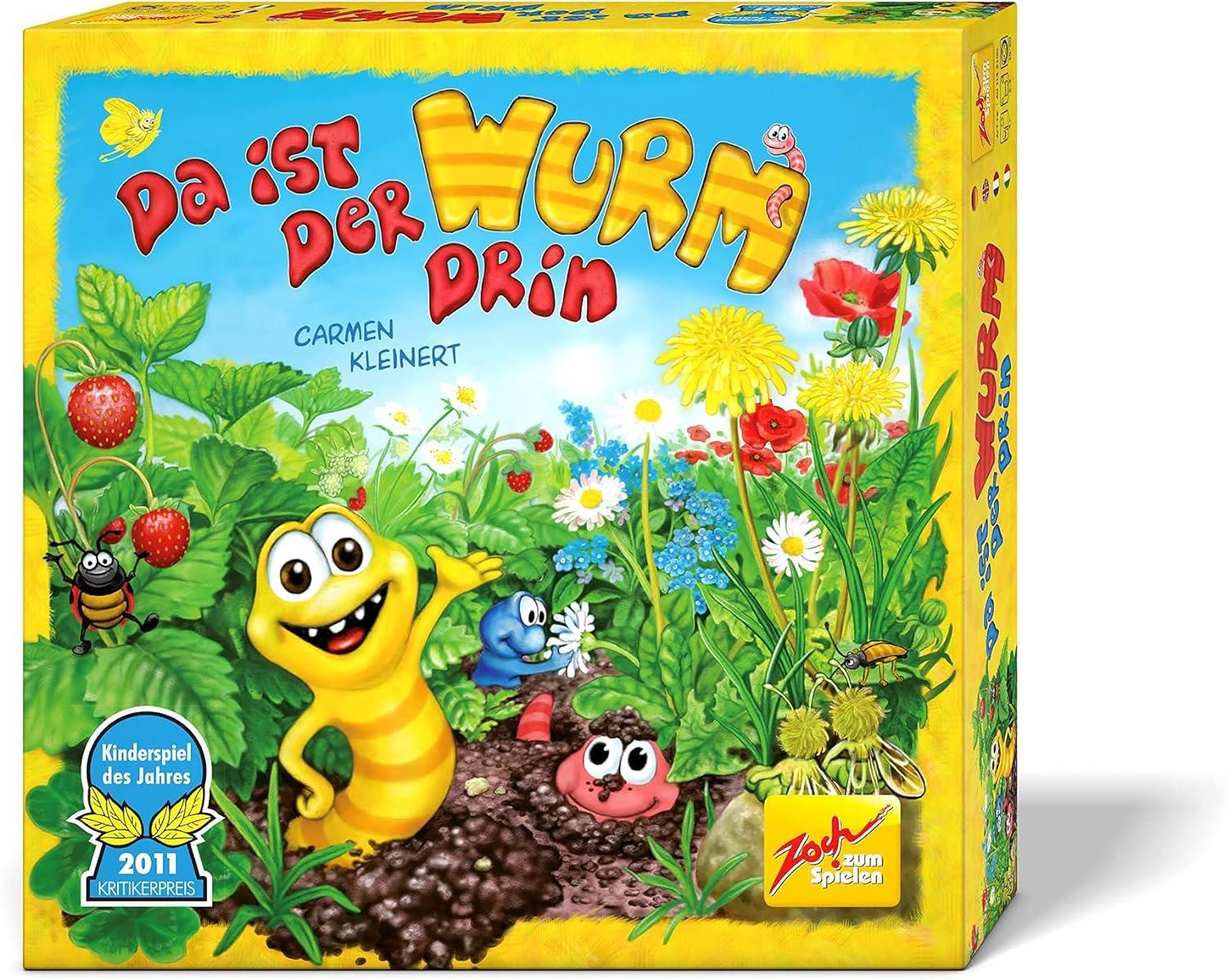 Zoch Da ist der Wurm drin Würfelspiel Beobachtungsspiel Familienspiel Gesellschaftsspiel Geschicklichkeitsspiel