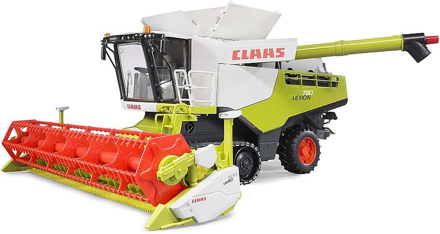 BRUDER 02119 Claas Lexion 780 Terra Trac Mähdrescher Bauernhof Landwirtschaft Traktor Trecker Schlepper Bulldog Fahrzeug Erntemaschine Feldarbeit Spielzeug 1:16