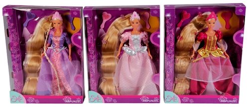 Simba 105738831 - Steffi Love, Princess Rapunzel, inklusive Zubehör, sortiert [PARENT]