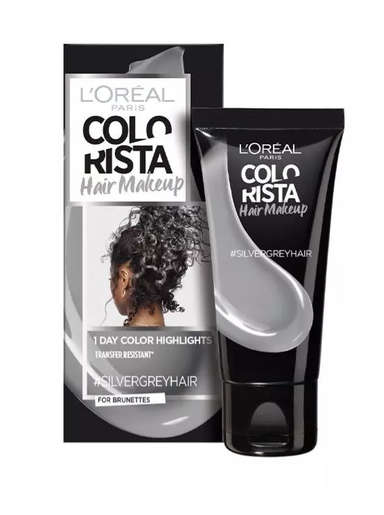LOREAL COLORISTA HAIR MAKEUP ABWASCHBARE FARBE SILVER 30ml  1L/63,33€