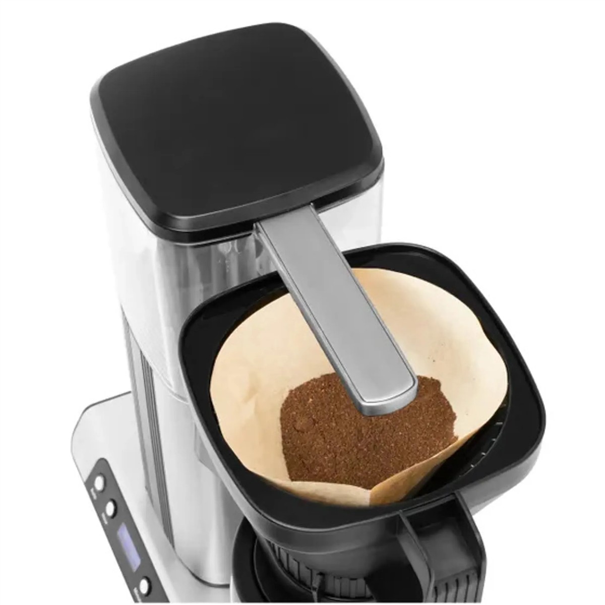 Kaffeemühle, Bohnenmühle, Kaffeezubereitung, Messlöffel, Kaffeepulver