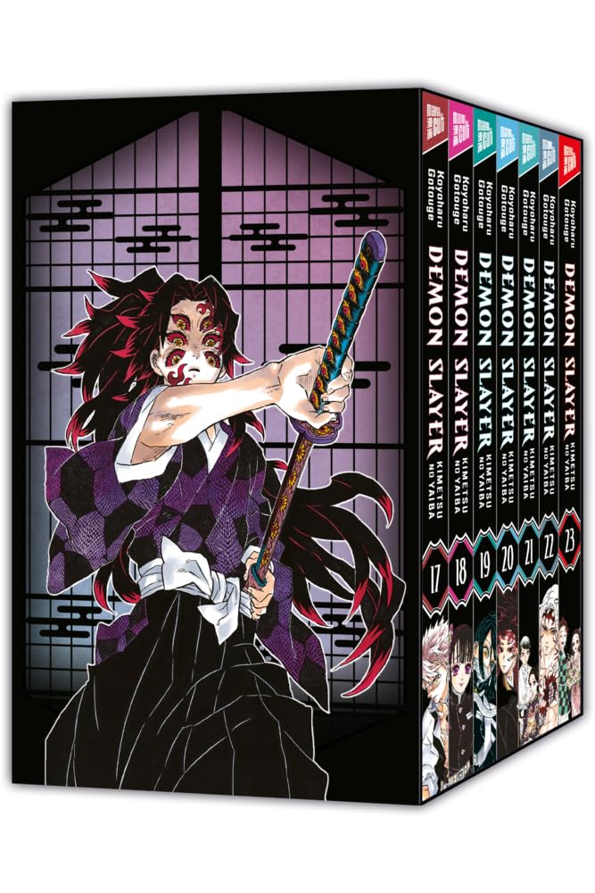 Demon Slayer - Kimetsu no Yaiba - 17-23 mit Sammelschuber [Mar 07, 2024] Gotouge, Koyoharu and Höfler, Burkhard