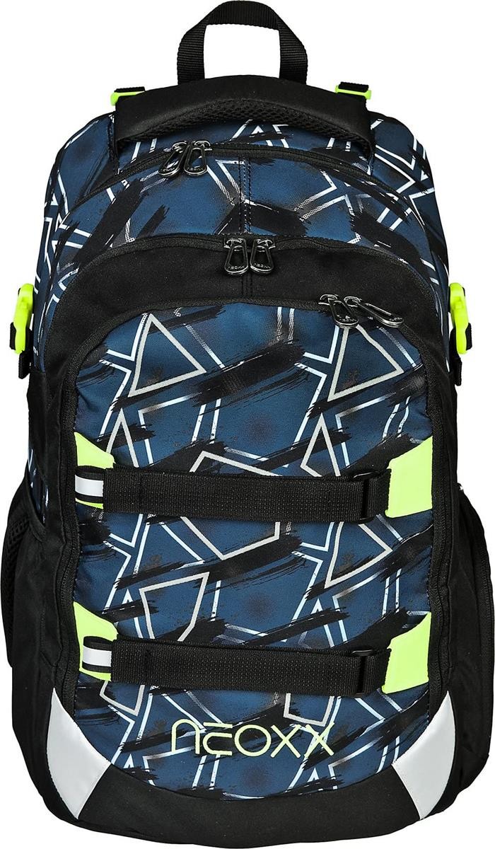 Rucksack, Rucksackgepäck, Schultasche, Blaues Muster, Reißverschluss-Taschen