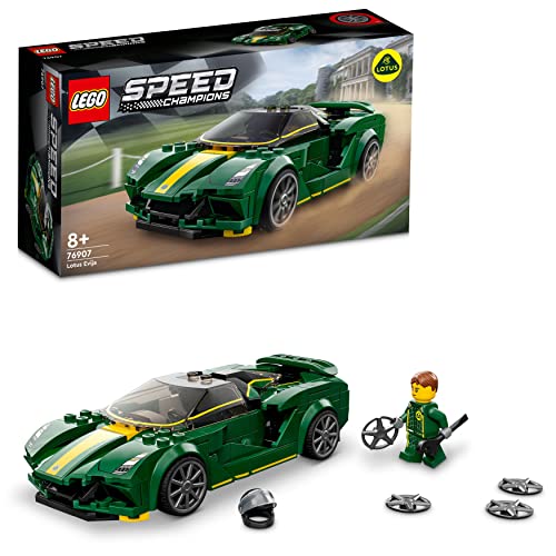 LEGO 76907 Speed Champions Lotus Evija Modellauto Rennauto Auto Spielzeug Modellbausatz Legobausteine Legoset Legosteine Bausteine Sets Steine
