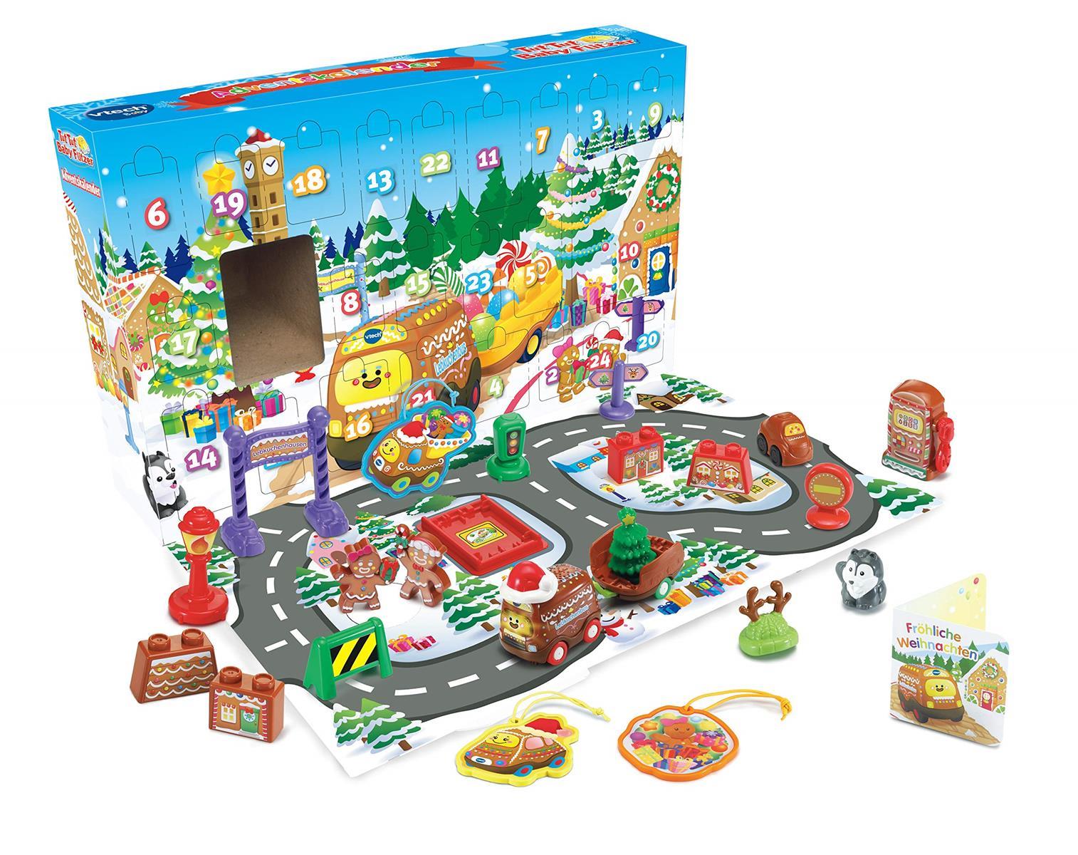 VTech 80-521304 Tut Tut Baby Flitzer Adventskalender mit Bus Adventszeit Weihnachten