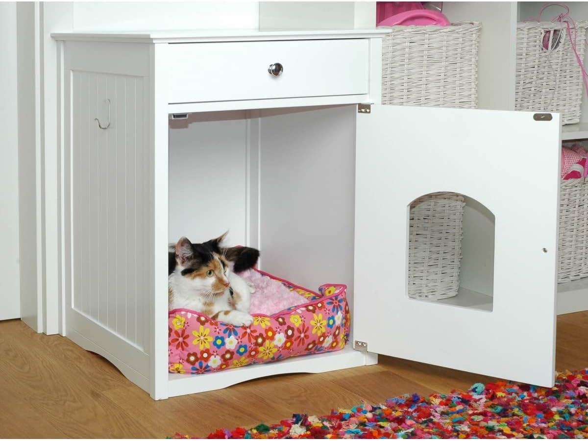 dobar Katzenschrank Mohrle Katzenhöhle Katzenklo Katzenmöbel Katzentoiletten Katzenkommode