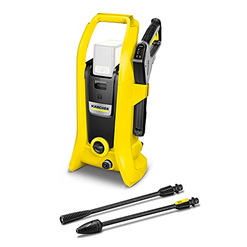 Kärcher 36 V Akku-Hochdruckreiniger K 2 Battery, Druck: 110 bar, 1-fach Strahlrohr, Dreckfräser, Gartenschlauchanschluss A3/4", Gewicht: 4,5 kg, verwendbar mit dem Kärcher 36-V-Akku, ohne Akku