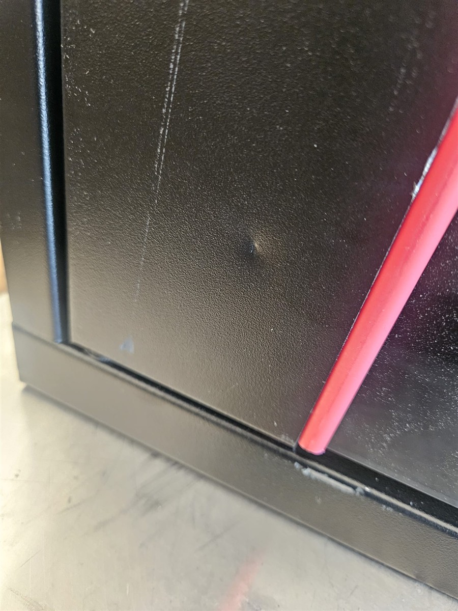Kühlschrank, Schwarz, Gleitschiene, Gehäuse, Kante