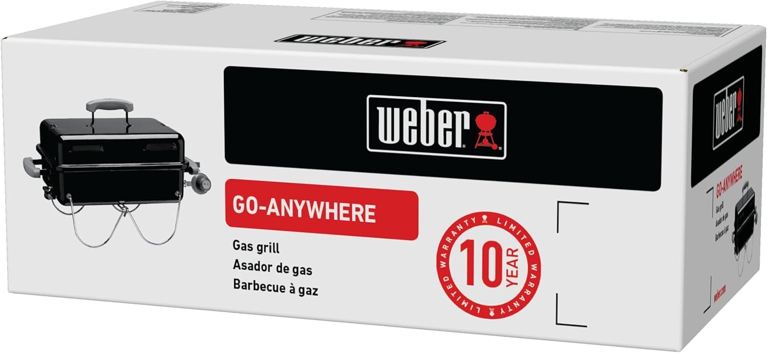 Weber Go Anywhere Gasgrill tragbarer BBQ Grill Campinggrill
