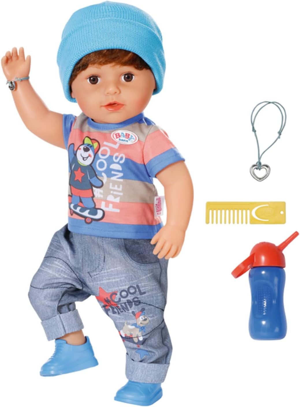 Zapf Creation 830369 BABY born Puppe Brother 43 cm