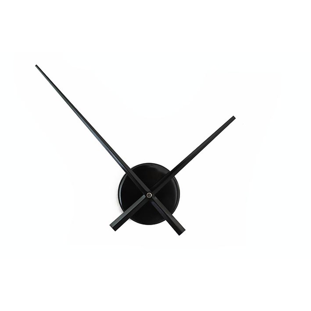 Designer Wanduhr BIG TIME nur Zeiger, ohne Ziffern, Quarzwerk, 50 - 90 cm, Metall