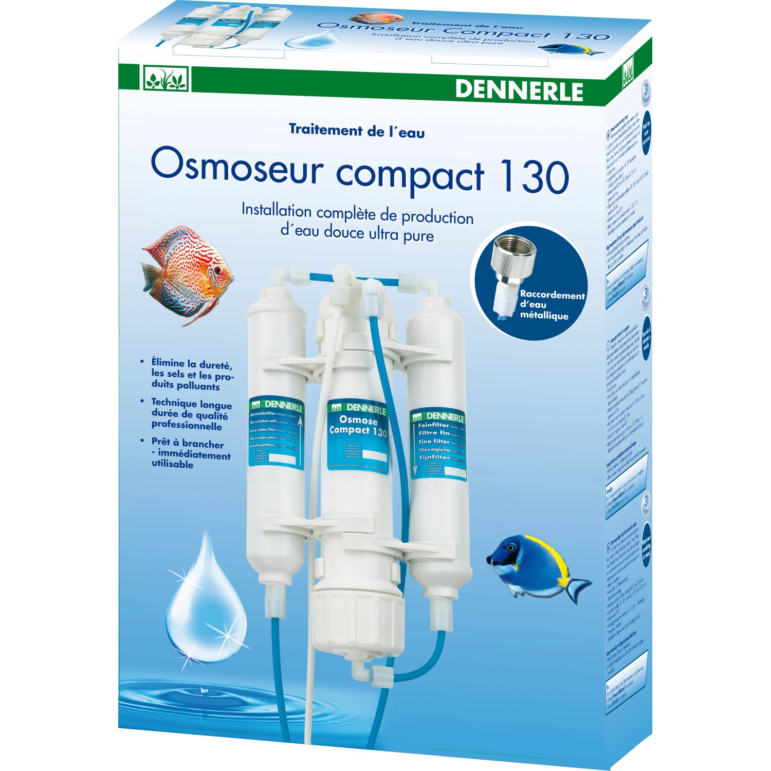 Dennerle Osmose Compact 130 Komplett Anlage zur Herstellung von hochreinem Wasser