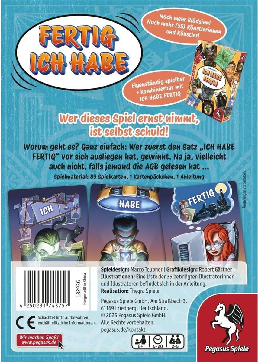 brettspiel, kartenspiel, illustration, blauer hintergrund, pegasus games