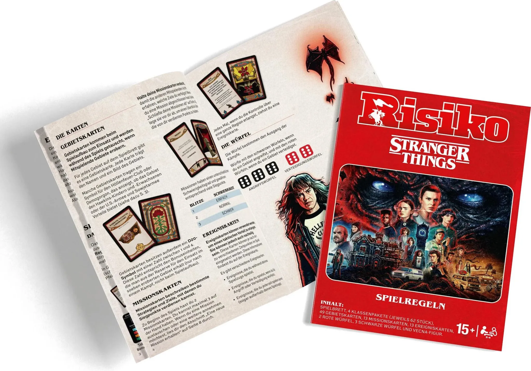 Risiko - Stranger Things Brettspiel Strategie Gesellschaftsspiel