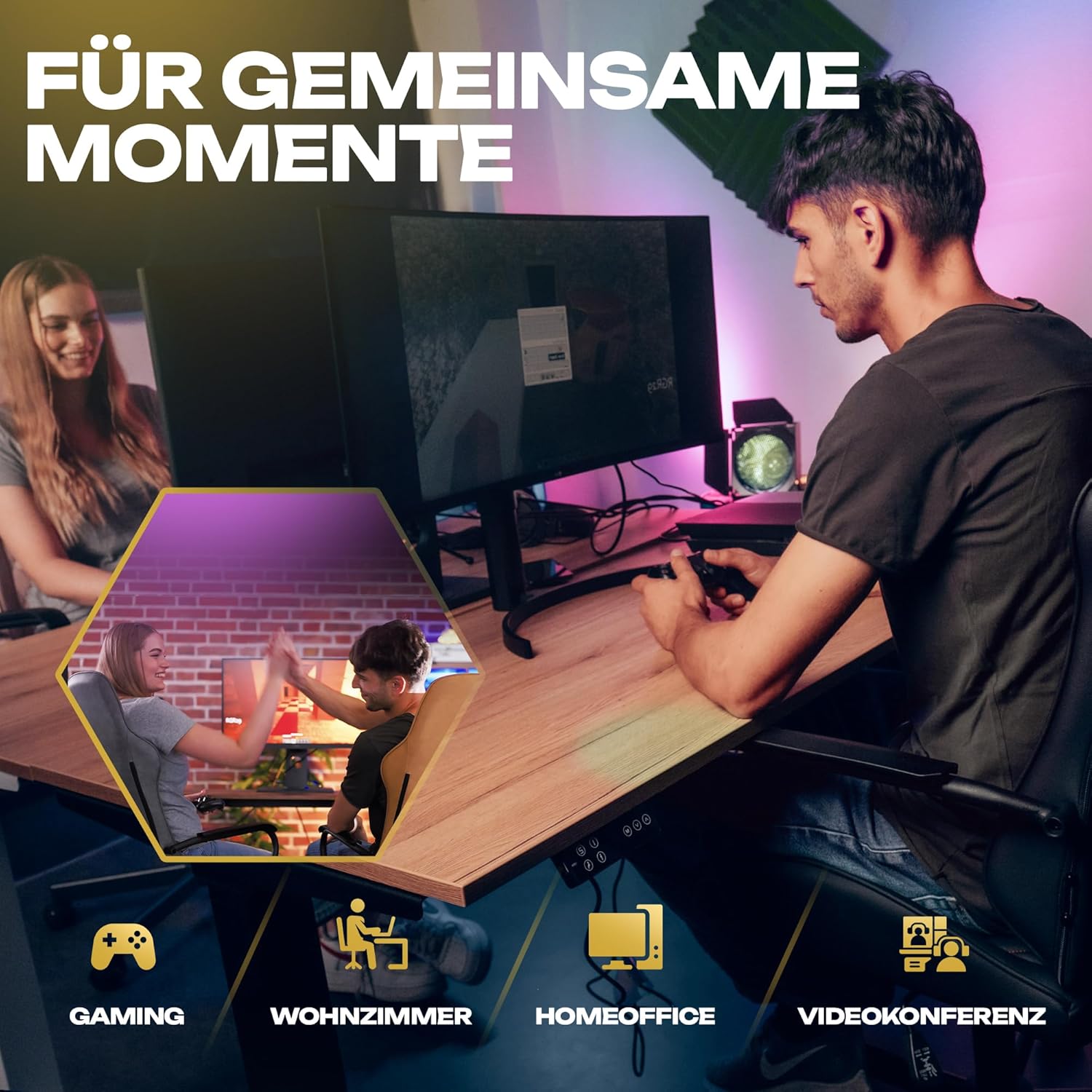 SITZGOLD S ONE Gaming Stuhl grauSchreibtischstuhl Bürostuhl
