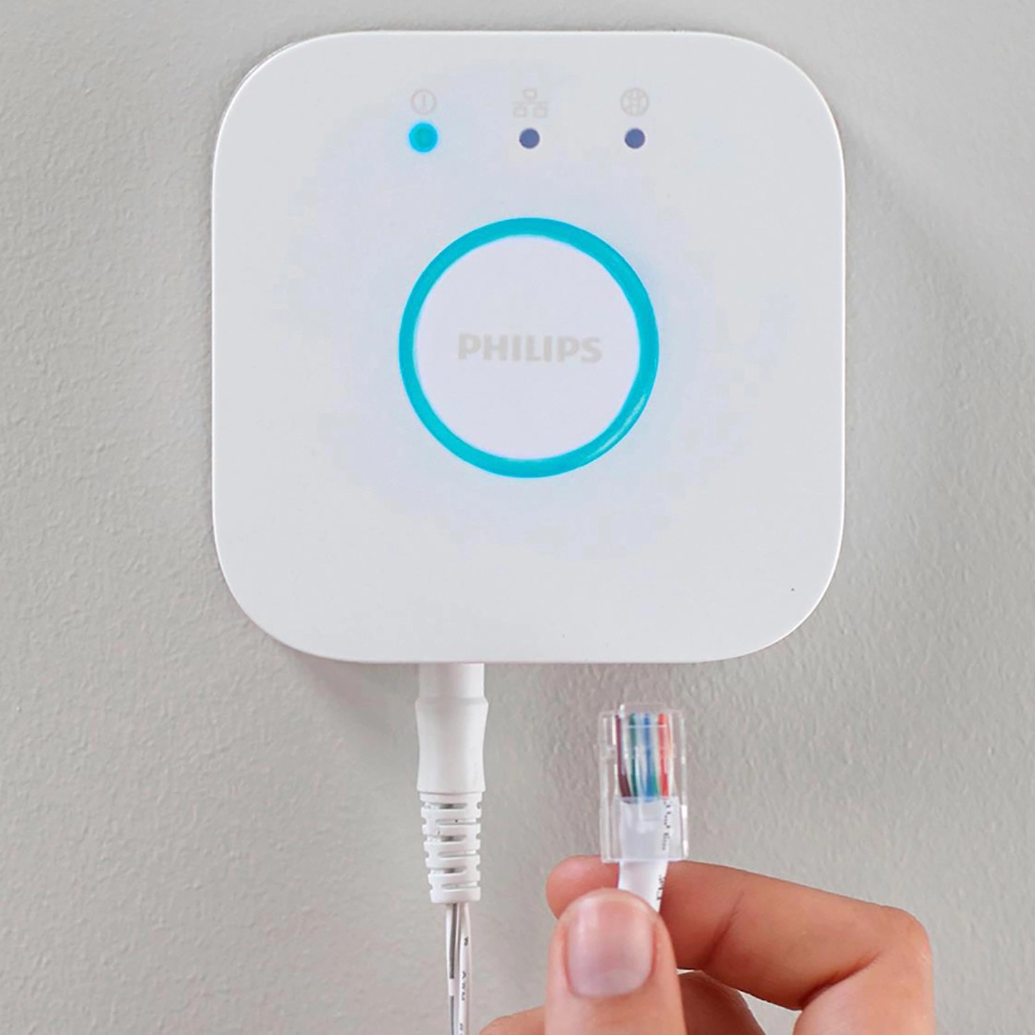 Philips Hue Bridge Weiß zur Steuerung der Philips Hue Produkte