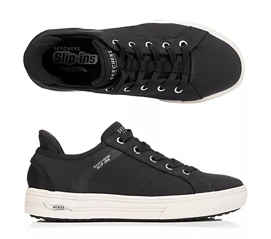 Sneaker, Schwarz, Canvas, Lace-up, Niedrigschnitt